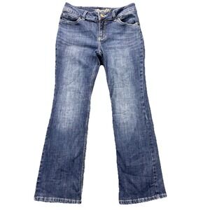 Wrangler Jeans Womens 9x30 (30x29) Bootcut Blue Denim Stretch Western Cowgirl